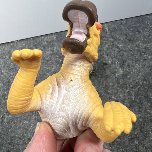 Two (2) Dinosaur Soft Plastic Finger Puppets 1996 Amblin Jurassic Park 3" - Picture 7 of 12